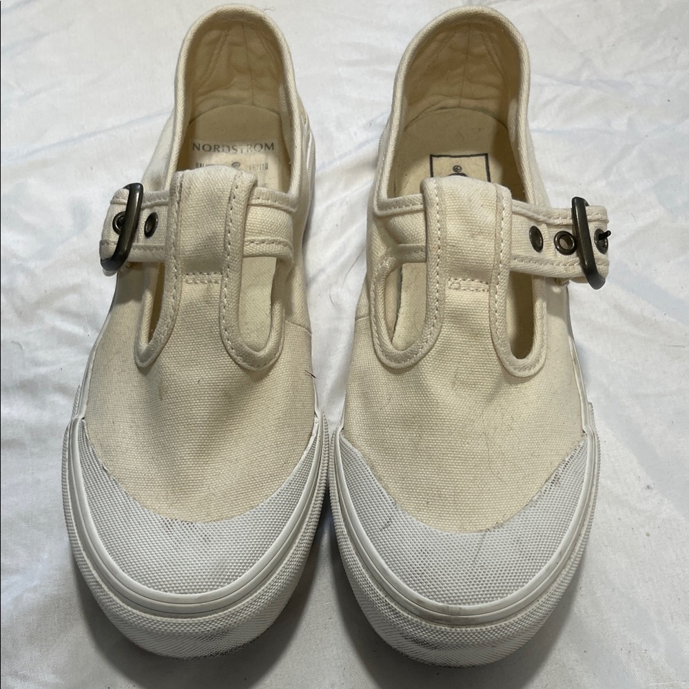 Off-White Maryjane cans Canvas Slip-On Shoes